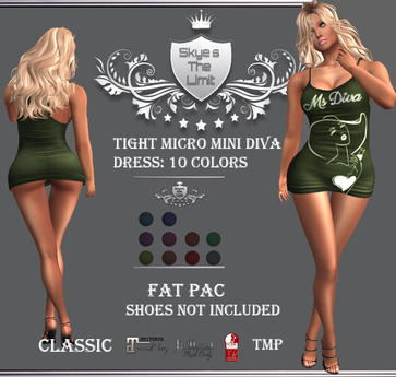 Second Life Marketplace - :STLF: TIGHT MICRO MINI DIVA